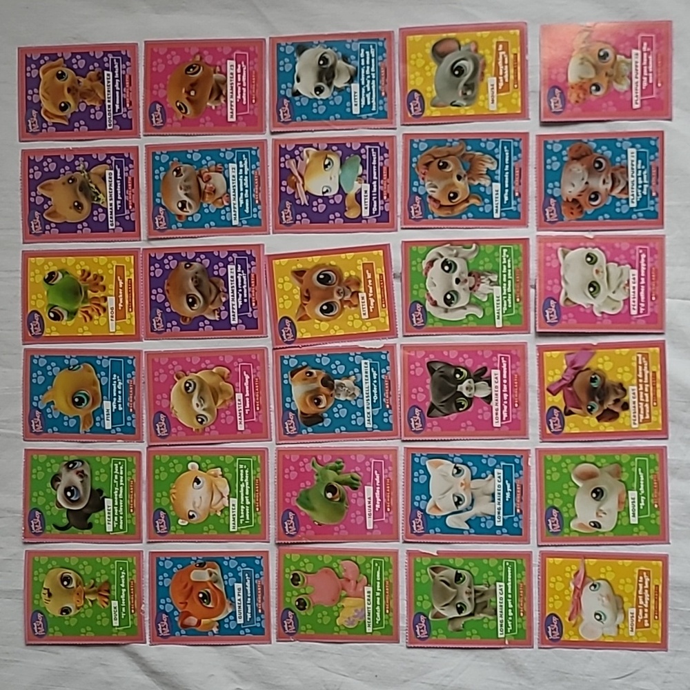 Vintage Littlest Pet Shop Trading Cards Volume 1 and 3 (2007 and 2008) - Picture 5 of 10